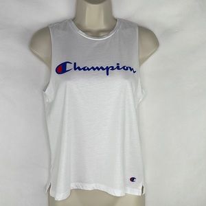 Champion Authentic Athleticwear White Muscle Tee